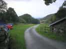 Looking down campsite