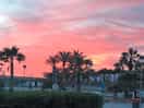 Beautiful sunset taken from the bar terrace