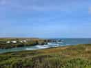 Porthcothan cove which is less than a 15 minute walk from campsite.