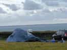 Tent collapse in the wind