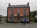 Abermule inn 4 minute easy stroll away from site.. reasonably priced drinks and food.