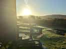 Early morning at the end of october