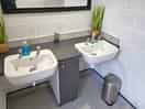 Toilets are pristine!