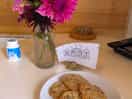 Fresh cookies on arrival