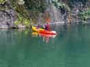 Kyacking on the lake with the campsites boats available to use any time.