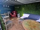 Dry and cozy places to sit with a drink