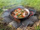 Fire pit paella