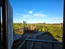 View from cabin door
