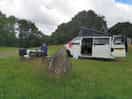 The campsite.