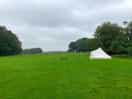 Our bell tent was so peaceful