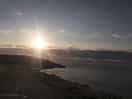 Sunset at trefor beach