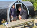 Outside pod