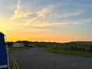 Sunset from the pitch