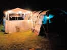 Nighttime at site