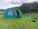 We have a large family tent and there was still plenty of room around it.