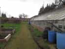 Walled garden along the river eden.