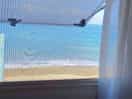 Zicht vanuit mijn bed in de camper🥰