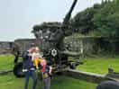 Kids loved sitting on the ww2 gun