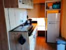 Cucina attrezzata con tutto, per una vacanza