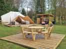 Area of bell tent