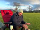 Lovely firepit set up by each pitch