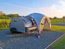 Our tiny teardrop on site. had a lovely time.