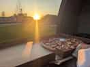 Amazing sunset on our deck