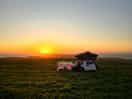 Our stunning view of the sunset