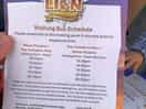 Bus timetable