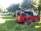 Latge pitch next to river