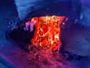 Fire pit in action.
