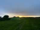 Sunset at site