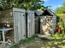 The showers, loo and washing up area