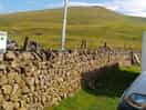 View of murton fell above the campsite.