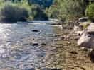 The pretty, shallow river