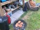 Bbq and coal was included