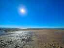 Beach at lowish tide.