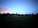 Night time view of site