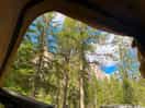 Blick auf die berge