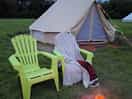 Bell tent and furniture