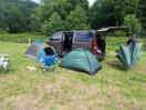 Our set up for the night