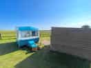 Caravan and kitchenette.