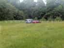 Testing the new tent for a few days on the quieter corner of the s