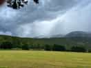 Great views to the mountains, as well as weather watching