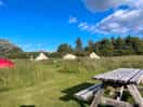 The glamping tents