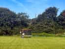 Trampoline on lower field
