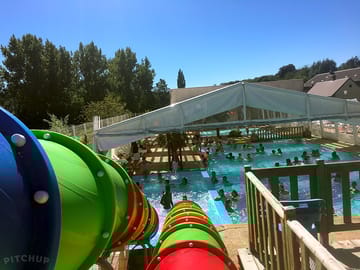Heated covered pool