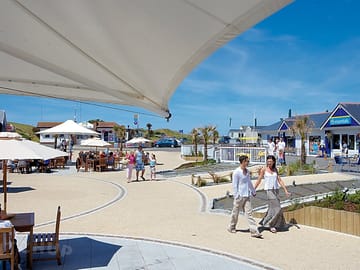 Outdoor seating area