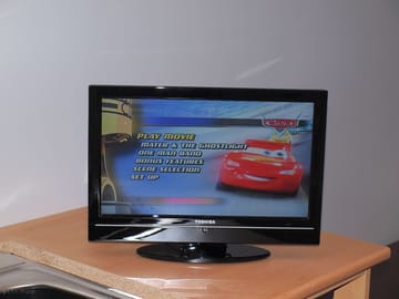 DVD Player in Cabin For Those Rainy Days!