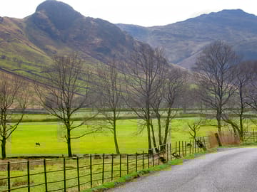View from caravan site entrance